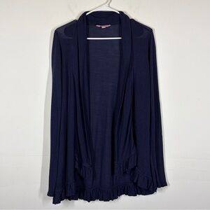 Lilly Pulitzer Waterfall Open Front Cardigan Size Small